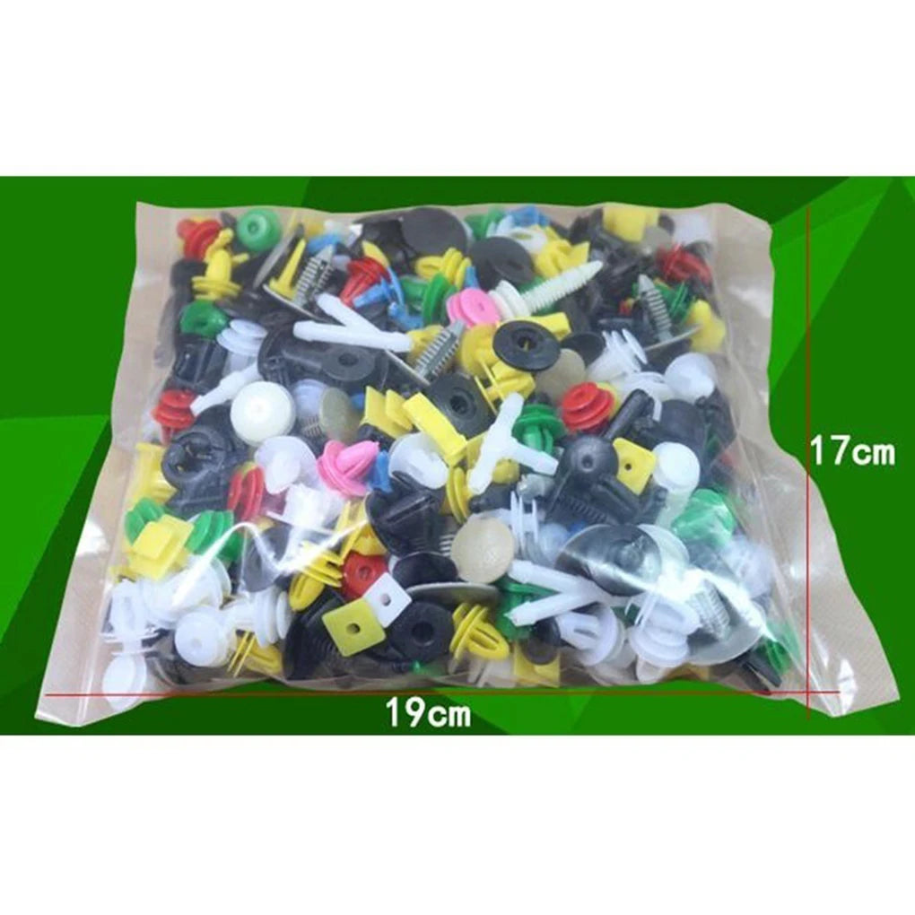 100/50 Pcs Car Clips Fastener Screws Bumper Interior Decoration Auto Plastic Random Mixing Universal Plastic - AUTO FLOW ZONE 