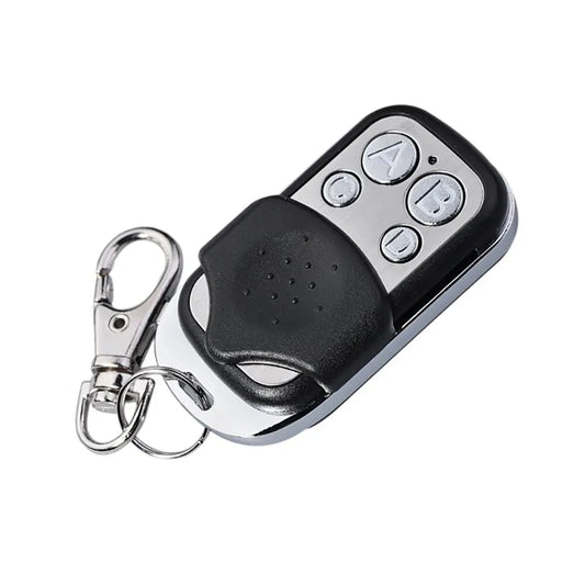 Metal Push Button Remote Control Transmitter ABCD / Lock Unlock 4Button 433MHz Universal 4 Buttons Garage Door Opener Remote - AUTO FLOW ZONE 