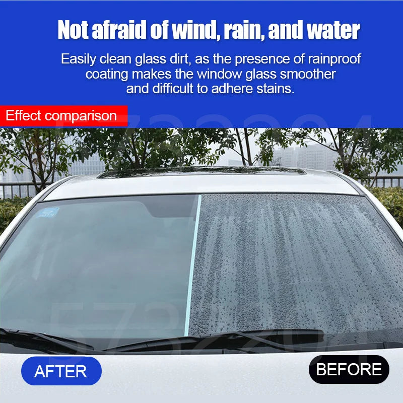 Water Repellent Spray  Anti Rain Coating For Car Glass Hydrophobic Anti-rain Car Liquid Windshield Mirror Mask Auto Polish Kit - AUTO FLOW ZONE 