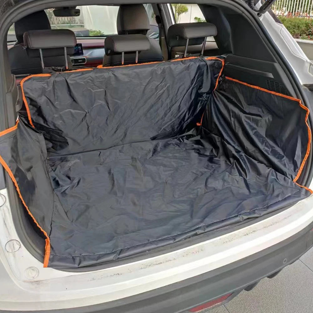 SUV Cargo Liner - Waterproof Trunk Seat Cover for Back Cargo Area, Universal Fit - AUTO FLOW ZONE 