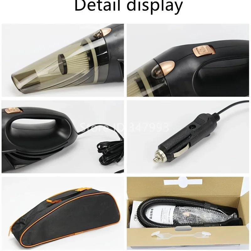 Car Vacuum Cleaner Car Accessories Small 12V High Power Handheld Portable Car Vacuum Kit Essentials For Travel