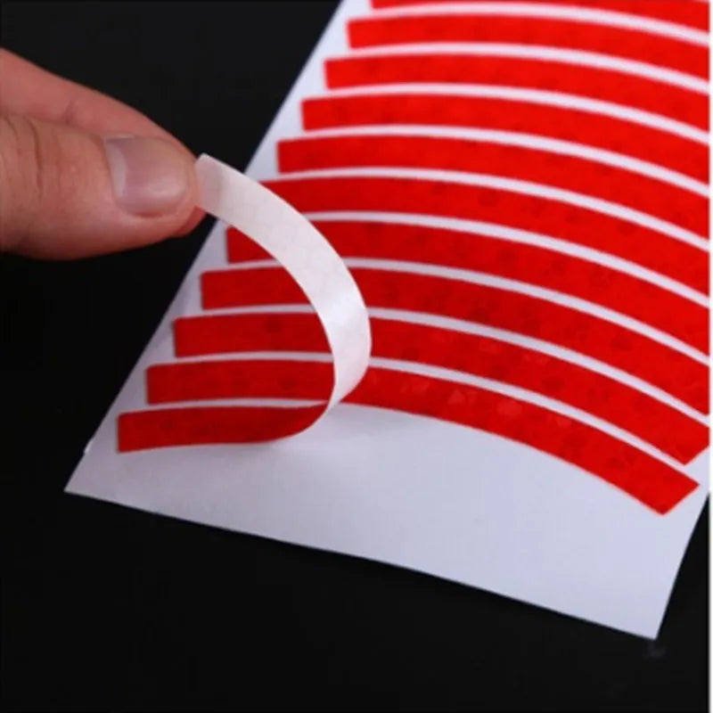 Car Wheel Hub Reflective Stripes Door Safety Opening Warning Sticker Tape Auto Rear Warning Reflective Tape Car Accessories