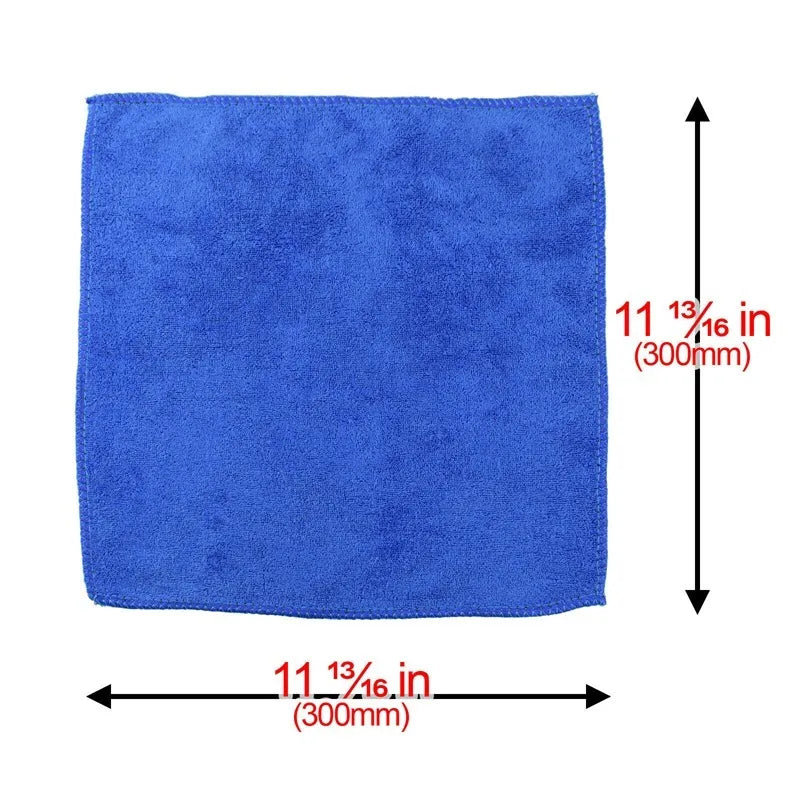 1-20Pcs Microfiber Towels Car Wash Drying Cloth Towel Household Cleaning Cloths Auto Detailing Polishing Cloth Home Clean Tools - AUTO FLOW ZONE 