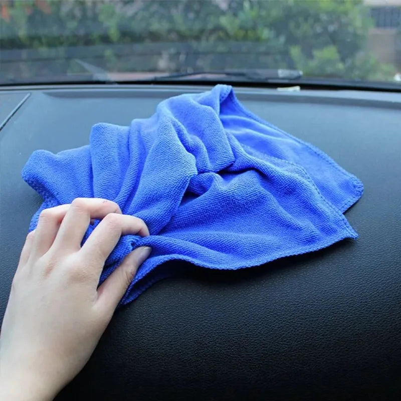 1-20Pcs Microfiber Towels Car Wash Drying Cloth Towel Household Cleaning Cloths Auto Detailing Polishing Cloth Home Clean Tools - AUTO FLOW ZONE 